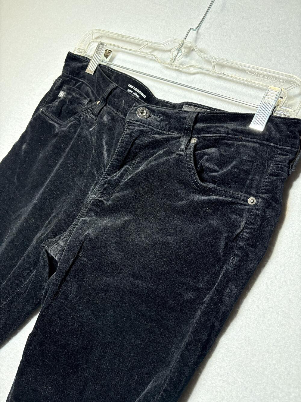AG Adriano Goldschmied Jeans Womens 28R Velvet The Legging Super Skinny Pants